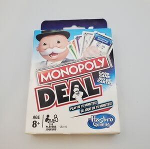 Monopoly Deal Card Game Action Strategy Casual Family Game Night Play Ages 8+